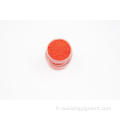 Pigment fluorescent en poudre néon rouge orange pour les plastiques